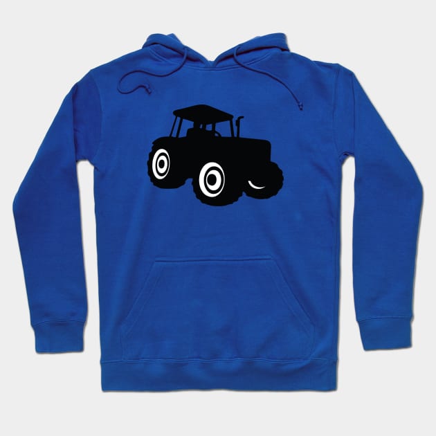 tractor tracteur Traktor Hoodie by Huggy Mauve